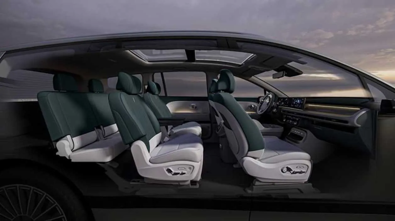 interieur complet du nouveau hyundai ioniq 9 2025