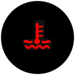 voyant temperature moteur rouge