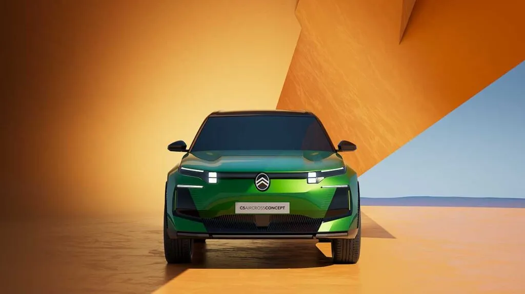 Vue de devant du c5 aircross