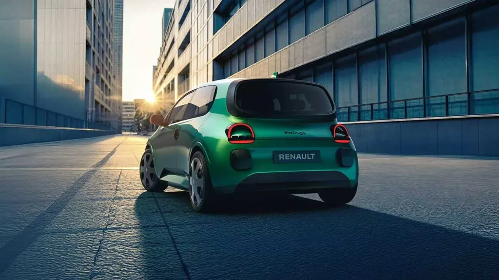 Vue extérieure arrière de la twingo 6